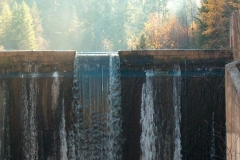 The Hydraulic Creek spillway.